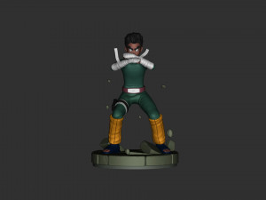 rock lee 3D Baskı Modeli