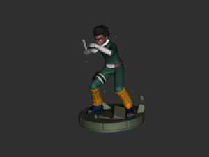 rock lee 3D Baskı Modeli