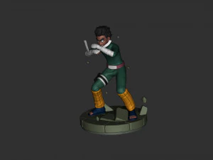 rock lee 3D Print Model