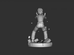 rock lee 3D Baskı Modeli