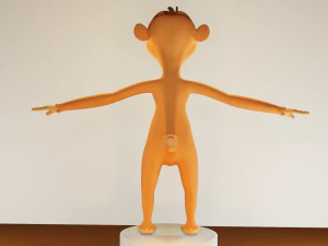 mono suzan Modelo 3D