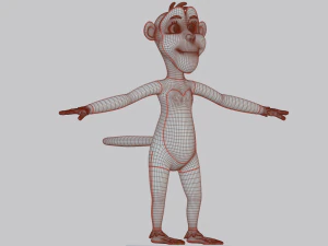 mono suzan Modelo 3D