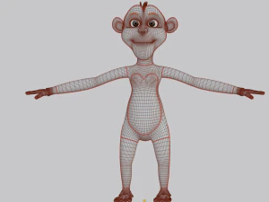 mono suzan Modelo 3D