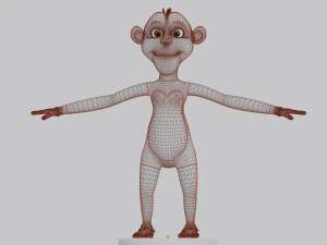 mono suzan Modelo 3D