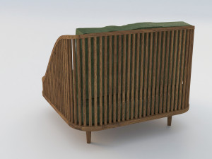 armchair Model 3D