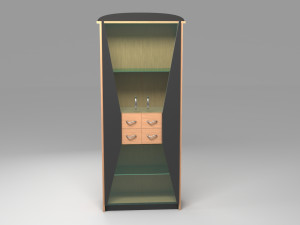 glass cabinet 3D Модель