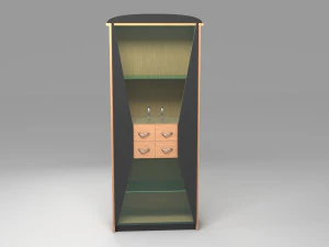 glass cabinet 3D Model