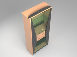 glass cabinet 3D Модель
