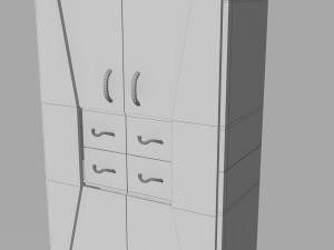 glass cabinet 3D Модель