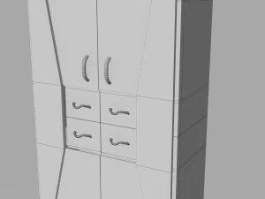 glass cabinet 3D Model