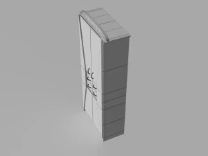 glass cabinet 3D Model