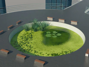 the crescent moon towers 3D Model