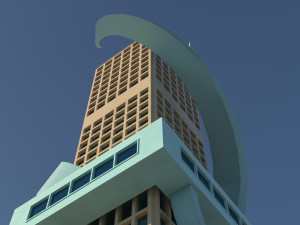 urban tower Modelo 3D