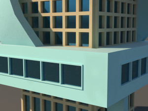 urban tower Modelo 3D