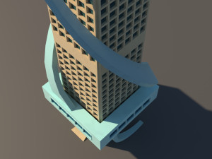 urban tower Modelo 3D