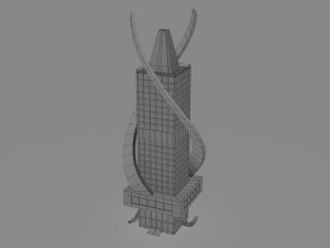 urban tower Modelo 3D