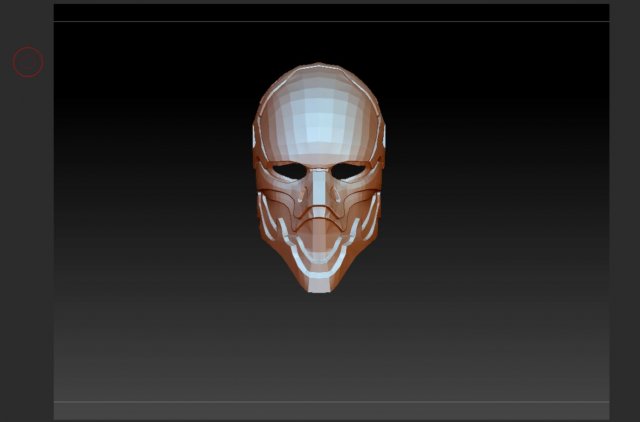 mask ronin 3D printmodel .c4d .max .obj .3ds .fbx .stl .blend 