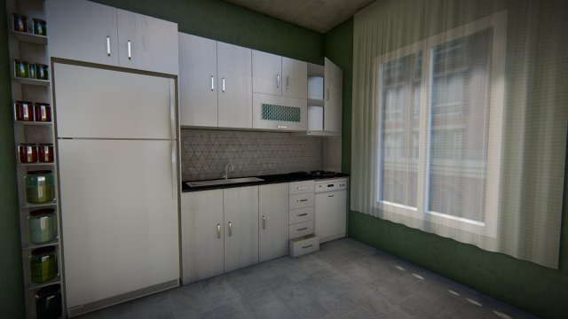 curtain 3D Model .c4d .max .obj .3ds .fbx .stl .blend 