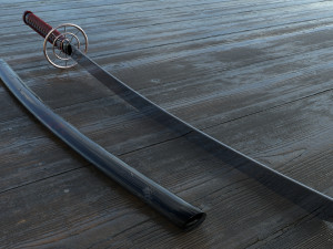 samurai sword katana 3D Модель