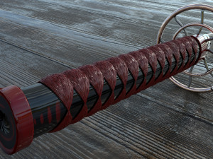 samurai sword katana 3D Модель