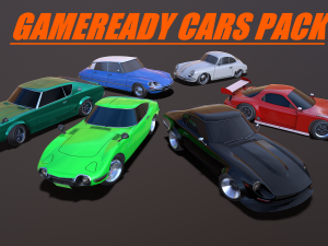 gameready cars pack 3D Model
