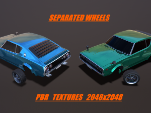 gameready cars pack 3D 모델