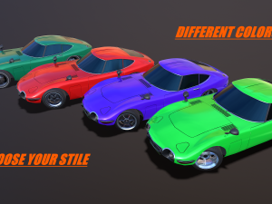 gameready cars pack 3D 모델