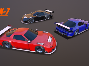 gameready cars pack 3D 모델