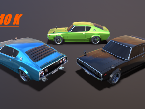 gameready cars pack 3D 모델