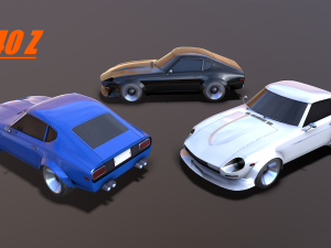 gameready cars pack 3D 모델