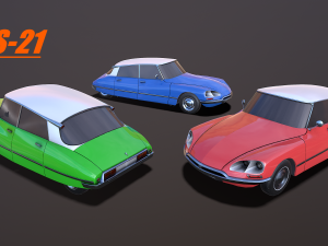 gameready cars pack 3D 모델