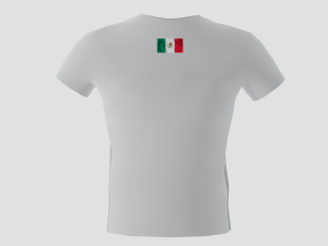 low poly mexico shirt white colour 3D मॉडल