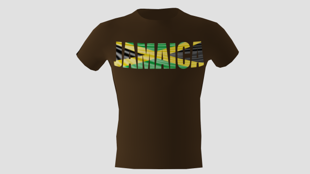 low poly jamaica shirt dark brown colour 3D 模型 .c4d .max .obj .3ds .fbx .stl .blend 