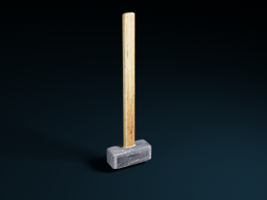 set of items Modello 3D