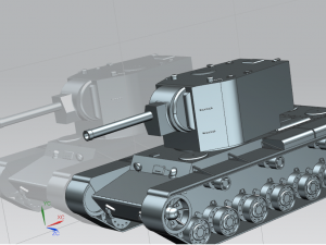 panzer kv-2 3D Модель