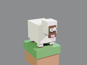 低聚羊 3D 模型