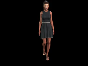 महिलाओं के लिए पोशाक 3D मॉडल