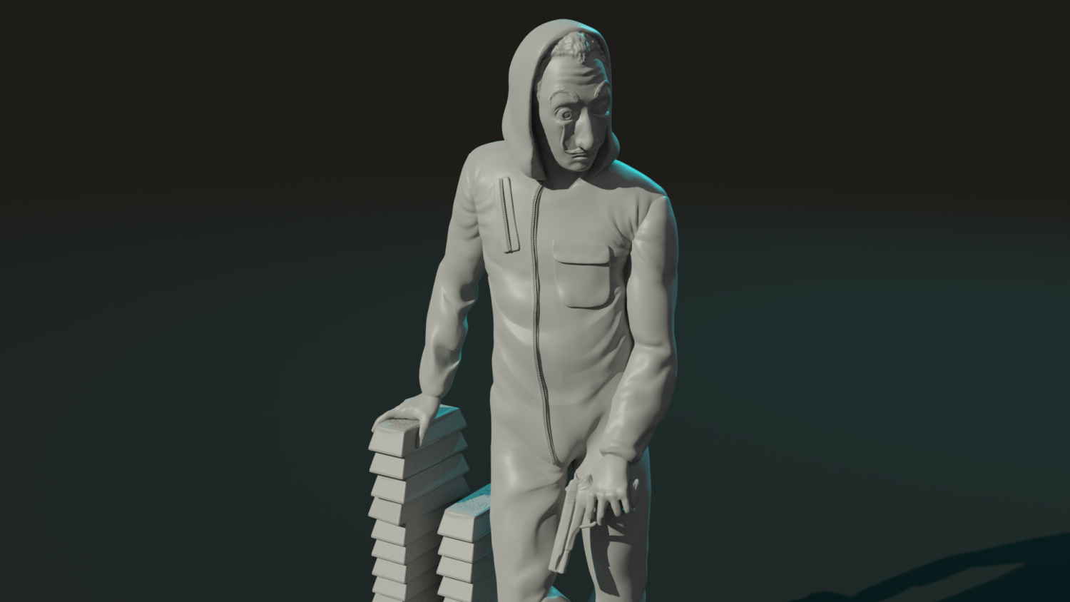 La Casa De Papel Money Heist 3d Model Sabioprods3d 3d Model In Sculpture 3dexport