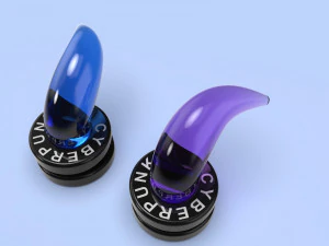 cyberpunk 2077 earrings placide cosplay for print 3D Print Model