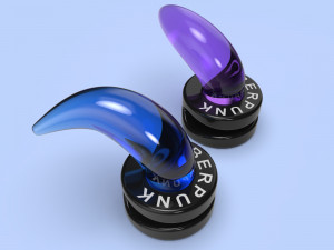 cyberpunk 2077 earrings placide cosplay for print 3Dプリントモデル