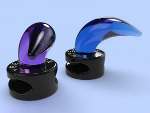 cyberpunk 2077 earrings placide cosplay for print 3D Print Model