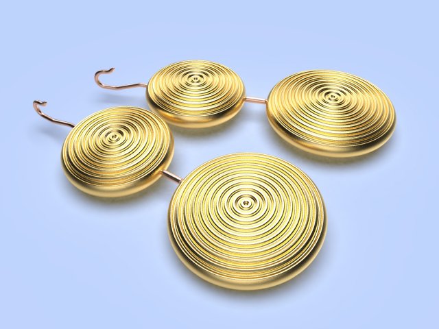 cyberpunk 2077 earrings brigitte cosplay for print 3D Print Model .c4d .max .obj .3ds .fbx .stl .blend 