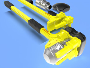 cyberpunk 2077 sasquatch hammer cosplay for print 3D-Druckmodell