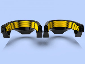 collar cyberpunk 2077 cosplay without the inscription samurai 3D प्रिंट मॉडल