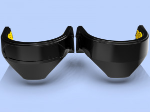 collar cyberpunk 2077 cosplay without the inscription samurai 3D प्रिंट मॉडल