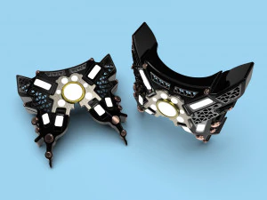 кіберпанк 2077 маска косплей для друку 3D Принт Модель