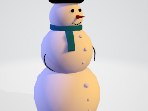 snowman 3D Модель