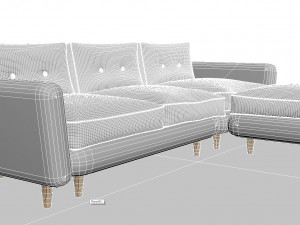 sofa bed 3D 模型