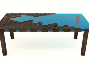 mesa de caf&eacute; Modelo 3D