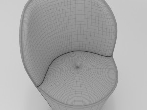 arm chair cherry leaf Modelo 3D